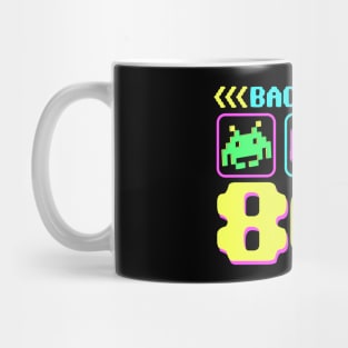 Back To The 80s - Retro Vintage Glow Party T-Shirt Mug